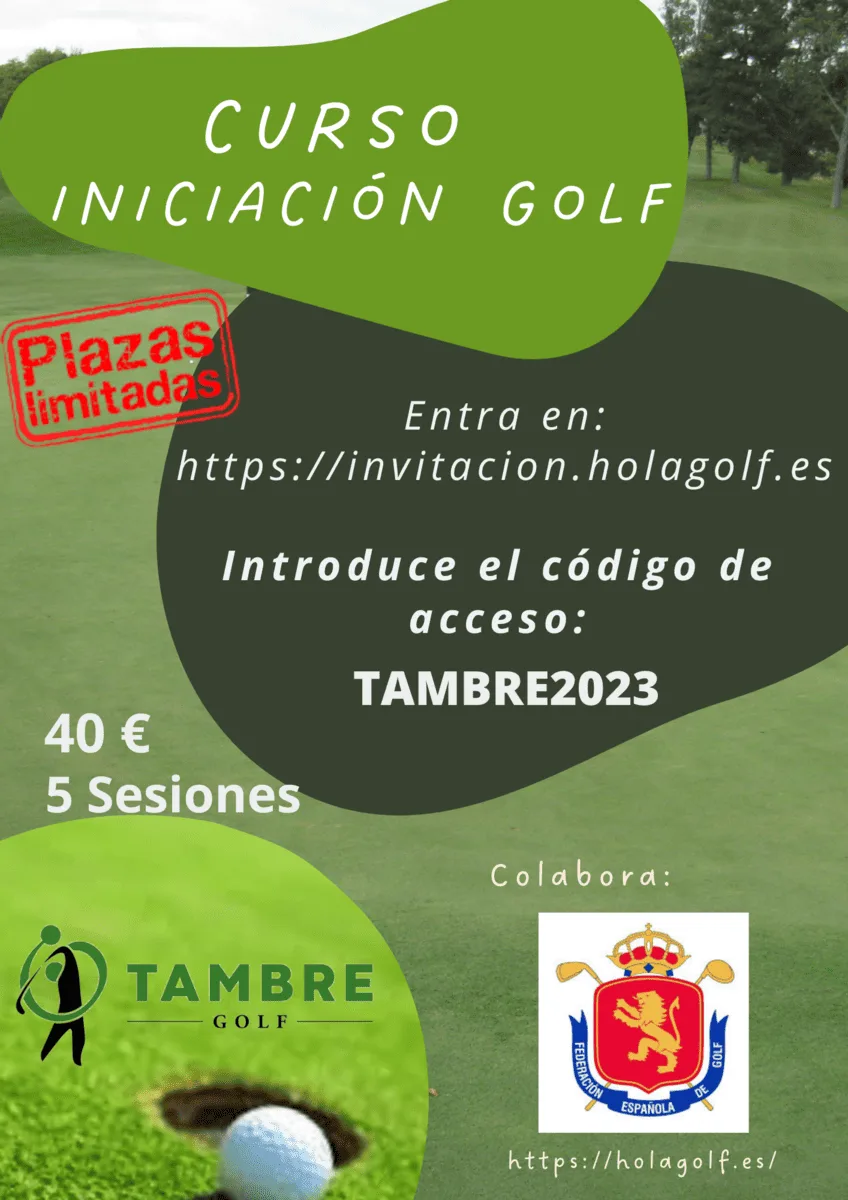 CURSO INICIACIÓN GOLF 2023