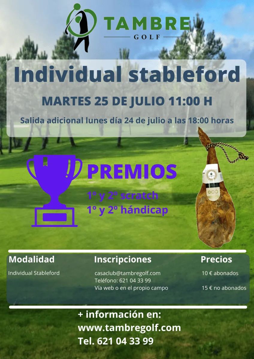 Individual xullo Tambre Golf
