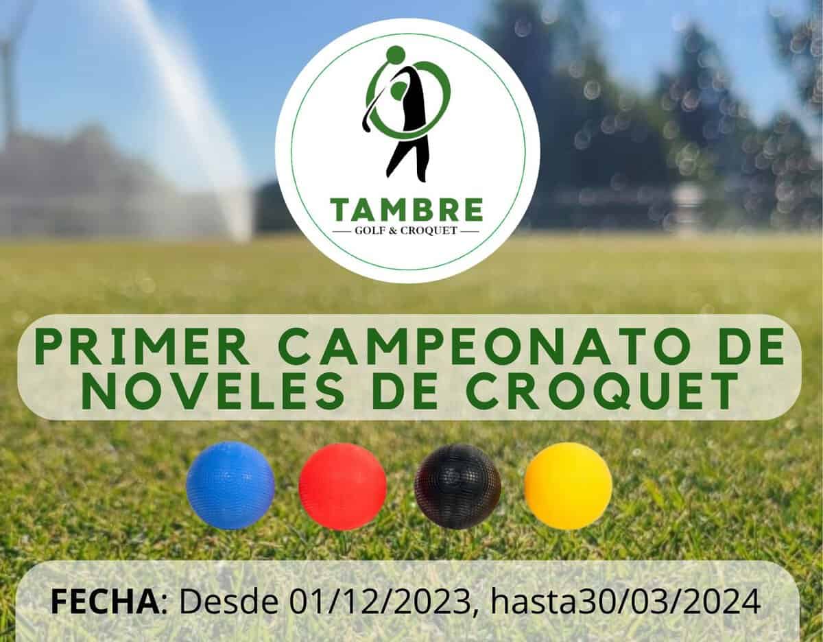 PRIMER CAMPEONATO CROQUET EN TAMBRE GOLF