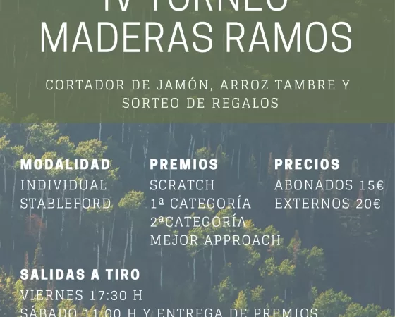 IV Torneo Maderas Ramos