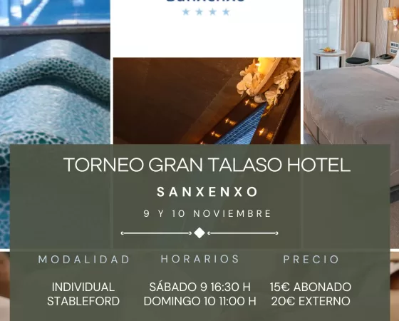 Torneo GRAN TALASO HOTEL SANXENXO