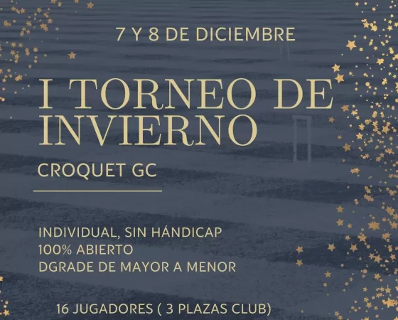 I TORNEO DE INVIERNO TAMBRE GOLF & CROQUET