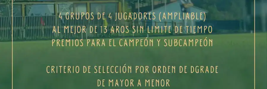XV TORNEO EXPRESS CROQUET GC