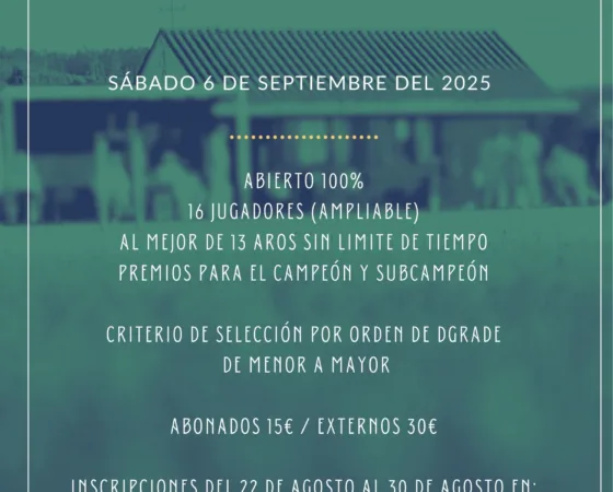 Septiembre Exprés Inverso Croquet GC