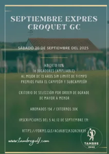 Septiembre Express Croquet GC