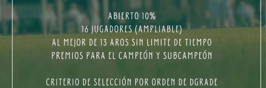 Septiembre Exprés Croquet GC