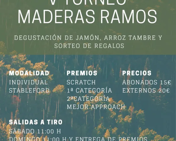 V Torneo Pitch & Putt Maderas Ramos