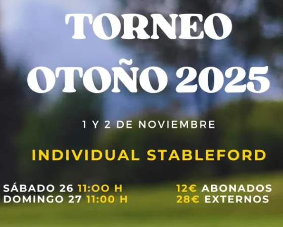 Torneo de Otoño 2025 Pitch & Putt