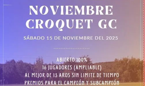 Noviembre Croquet GC
