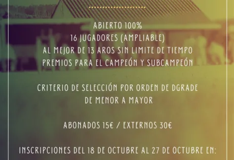 NOVIEMBRE Inverso Croquet GC