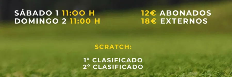 Torneo de Otoño 2025 Pitch & Putt