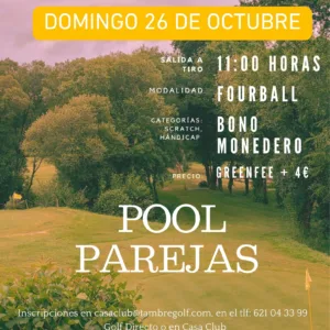 POOL FOURBALL 26 octubre