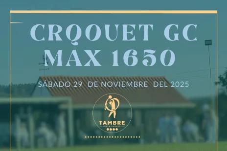 TORNEO MAX 1650 NOV. 25 CROQUET GC