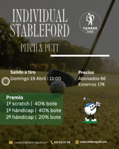 Pool individual Stableford 19 abril